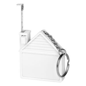 Plastic key holder with measuring tape, 1 m
