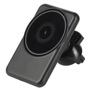 Car phone holder and wireless charger with magnet, 15W