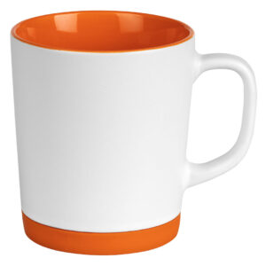 Stoneware mug with silicone bottom, 300 ml
